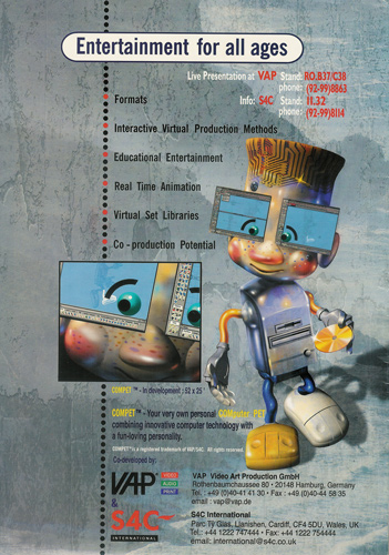 VAP and S4C flyer for COMPET at Cannes